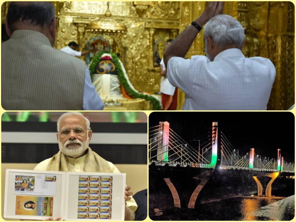 PM Narendra Modi offers prayers at Somnath Temple in Gujarat