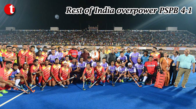Rest of India overpower PSPB 4-1