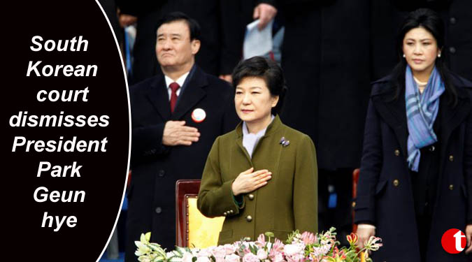 South Korean court dismisses President Park Geun-hye
