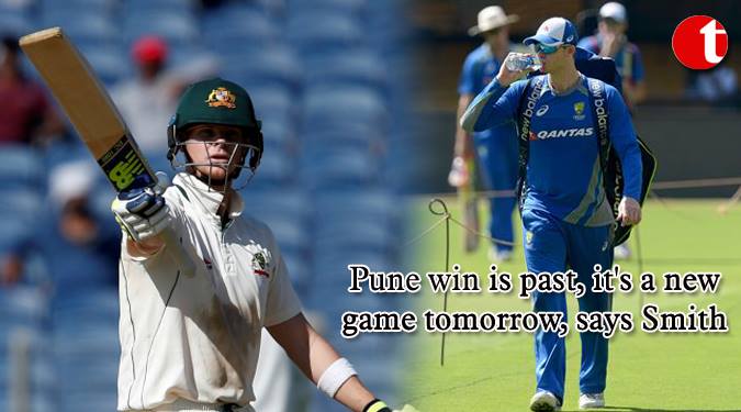 Pune win is past, it's a new game tomorrow, says Smith