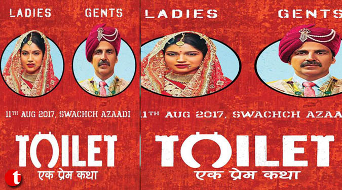 Akshay Kumar unveils first poster of 'Toilet: Ek Prem Katha'