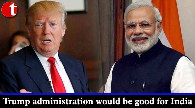 Trump administration would be good for India: US industry body
