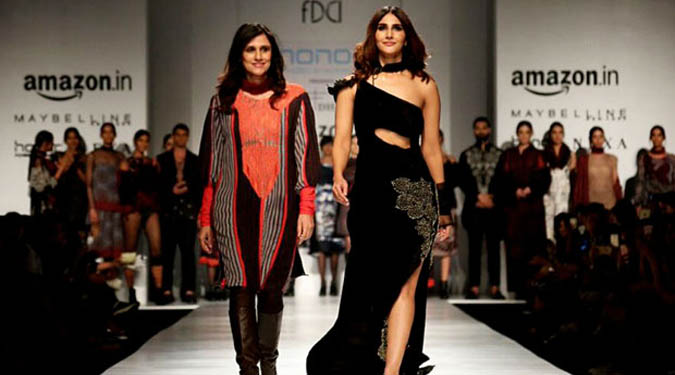 Vaani Kapoor turns showstopper for Rina Dhaka's Dark Romanticism