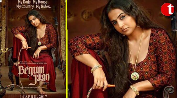 Begum Jaan first poster featuring Vidya is captivating and powerful