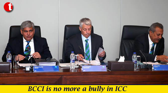 BCCI is no more a bully in ICC