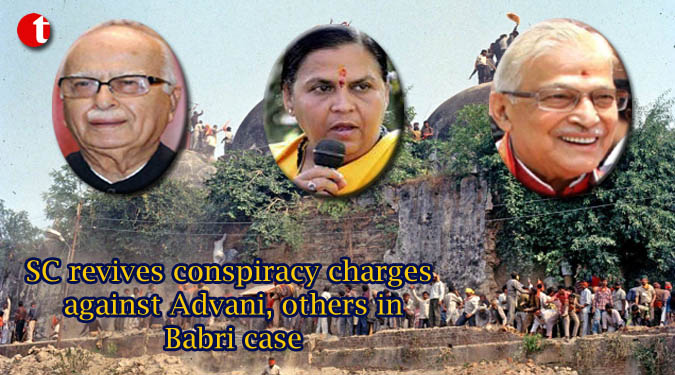 SC revives conspiracy charges against Advani, others in Babri case