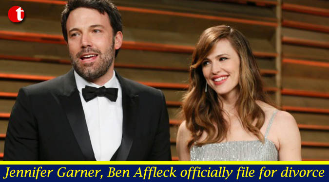 Jennifer Garner, Ben Affleck officially file for divorce