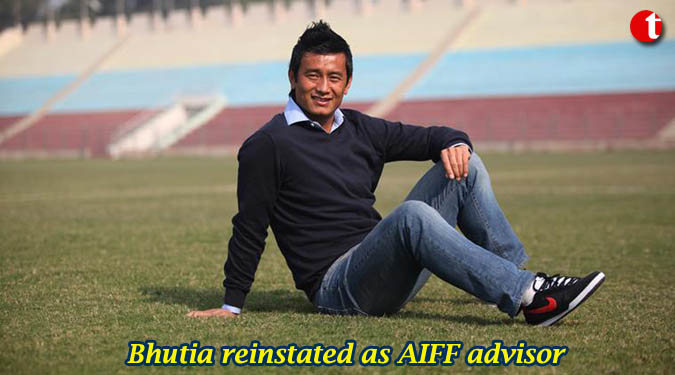 Bhutia reinstated as AIFF advisor
