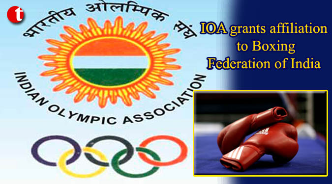 IOA grants affiliation to Boxing Federation of India