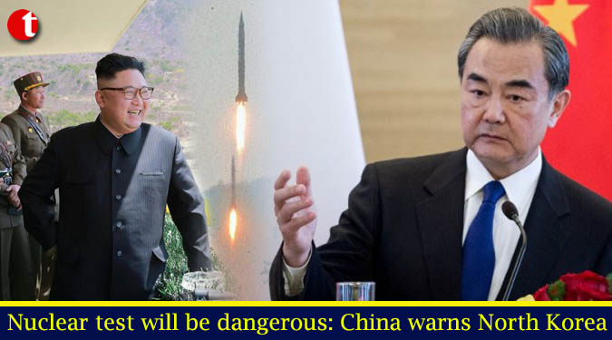 Nuclear test will be dangerous: China warns North Korea