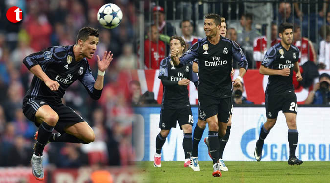 Ronaldo hits 100th European goal as Real win at Bayern
