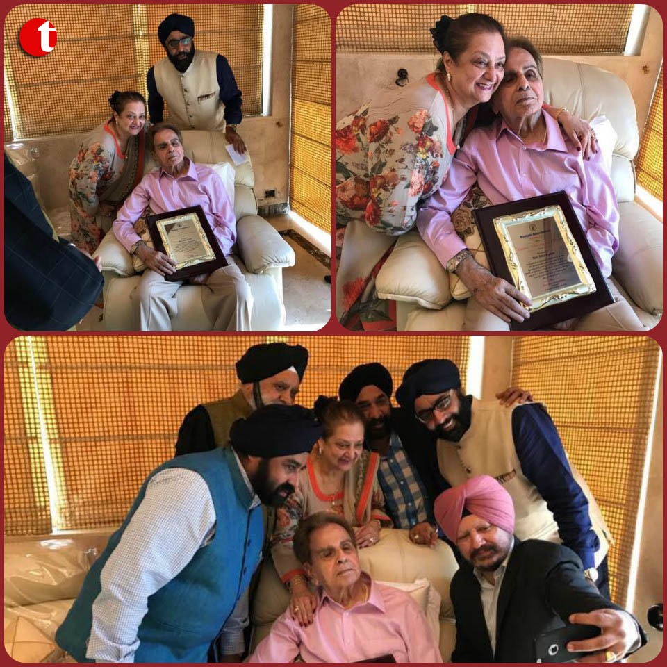Dilip Kumar honoured with living legend lifetime Award