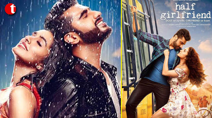 Arjun and Shraddha Kapoor cling to each other in new ‘Half Girlfriend’ poster