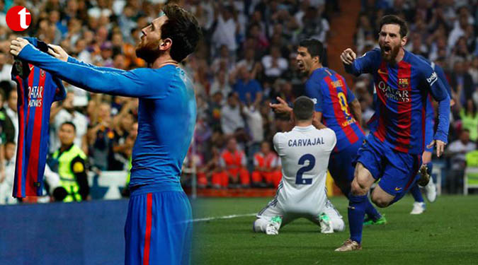 Messi hits Barca 500 with last gasp El Clasico winner