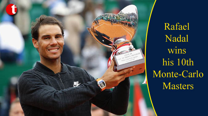Nadal wins his 10th Monte-Carlo Masters