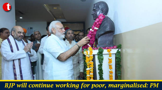 BJP will continue working for poor, marginalised: PM Modi