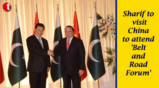 Sharif to visit China to attend 'Belt and Road Forum'