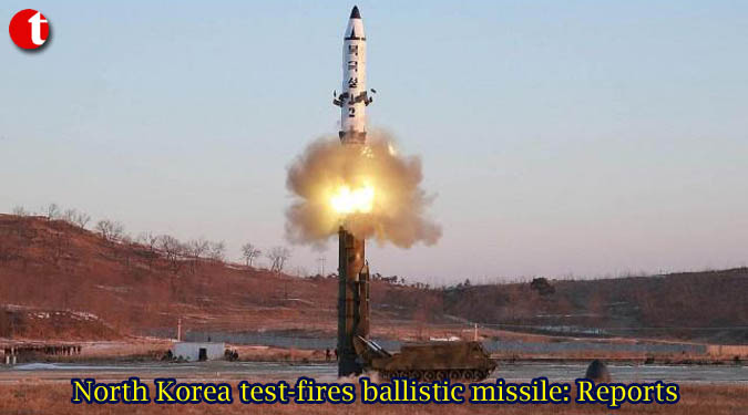 North Korea test-fires ballistic missile: Reports