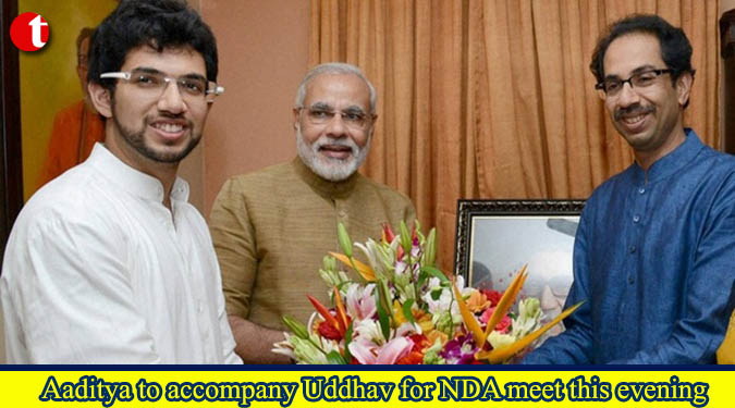 Aaditya to accompany Uddhav for NDA meet this evening, 32 parties will attend