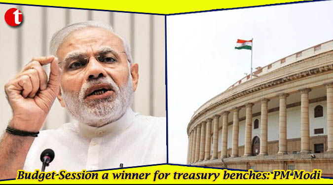 Budget Session a winner for treasury benches: PM Modi