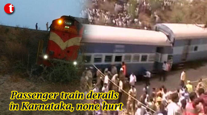 Passenger train derails in Karnataka, none hurt