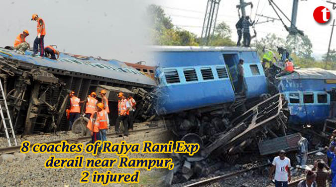 8 coaches of Meerut-Lucknow Rajya Rani express derail, 2 hurt