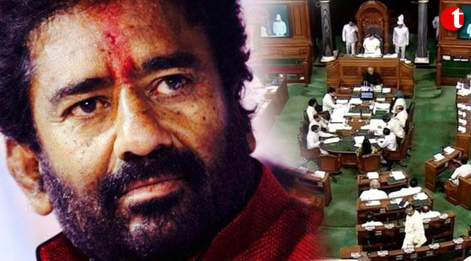 Shiv Sena MP Gaikwad in Parliament; Sena gives adjournment notice in LS