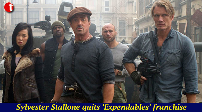 Sylvester Stallone quits 'Expendables' franchise