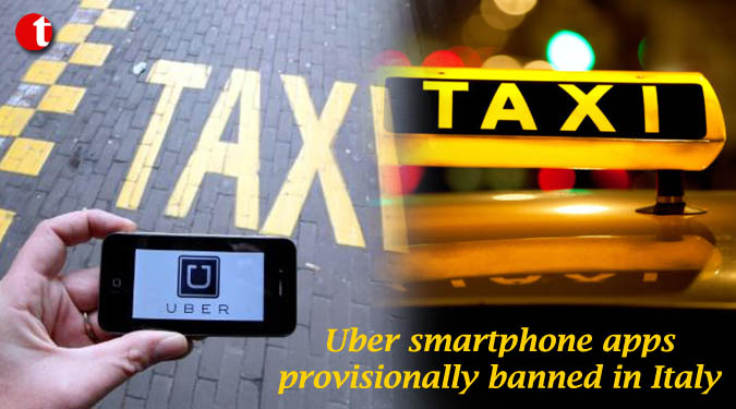 Uber smartphone apps provisionally banned in Italy