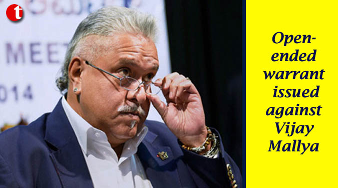 Open-ended warrant issued against Mallya