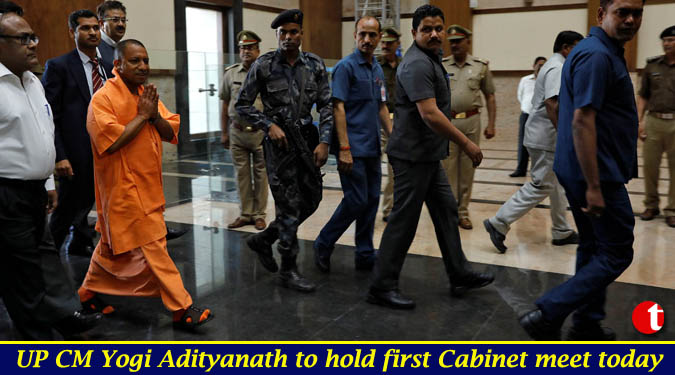 UP CM Yogi Adityanath to hold first Cabinet meet today