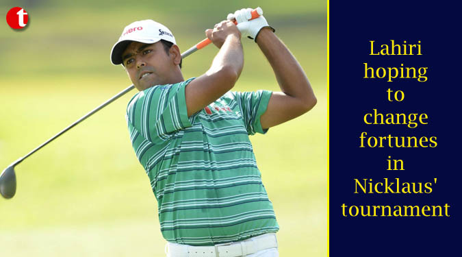 Lahiri hoping to change fortunes in Nicklaus' tournament