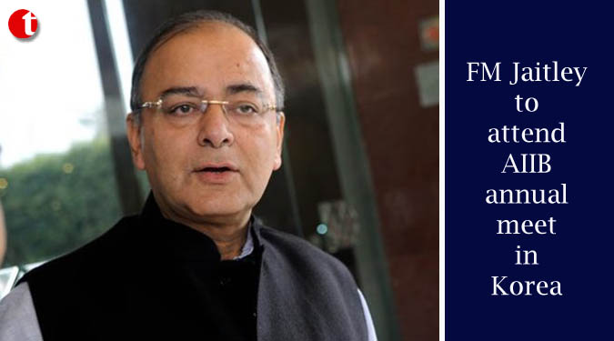 FM Jaitley to attend AIIB annual meet in Korea