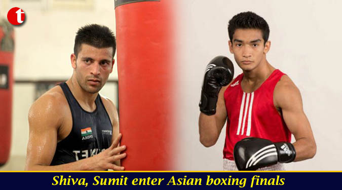 Shiva, Sumit enter Asian boxing finals