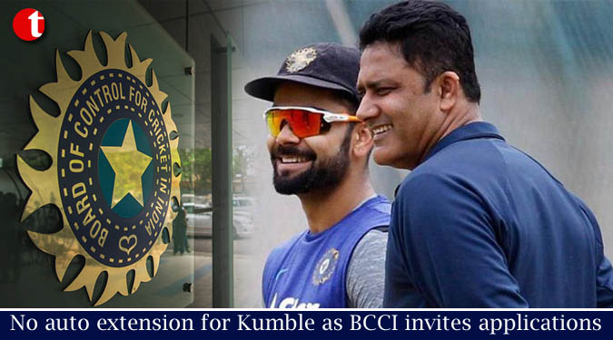 No auto extension for Kumble as BCCI invites applications