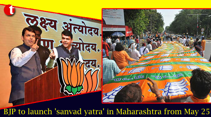 BJP to launch 'sanvad yatra' in Maharashtra from May 25