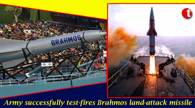 Army successfully test-fires Brahmos land-attack missile