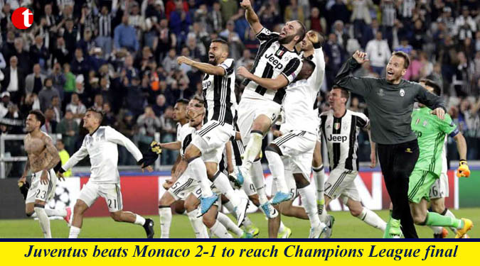 Juventus beats Monaco 2-1 to reach Champions League final