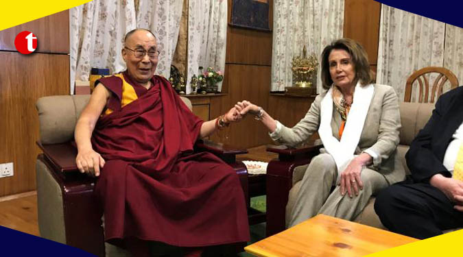 China protests to US over American delegation meeting Dalai