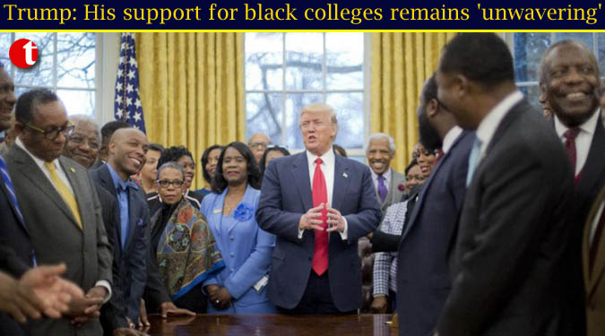 Trump: His support for black colleges remains 'unwavering'