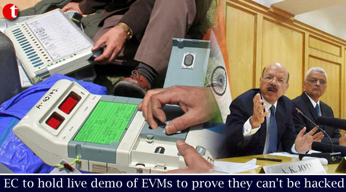 EC to hold live demo of EVMs to prove they can't be hacked