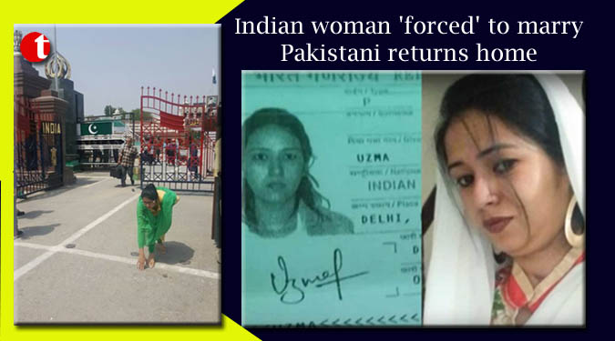 Indian woman ‘forced’ to marry Pakistani returns home