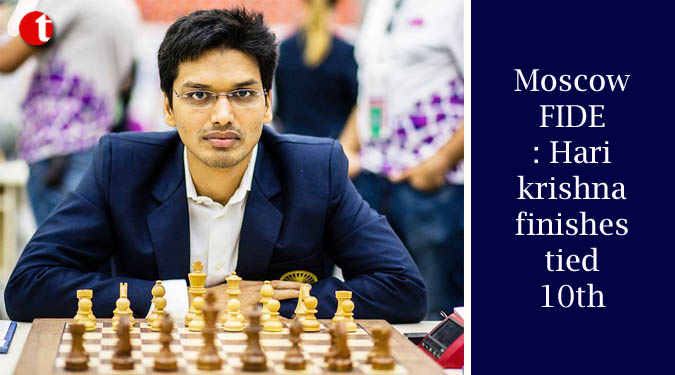 Moscow FIDE: Harikrishna finishes tied 10th