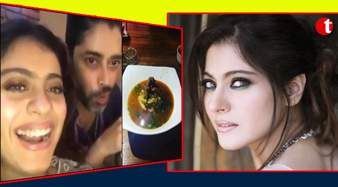 It was buffalo meat; Kajol clarifies after video of her eating ‘beef’ goes viral