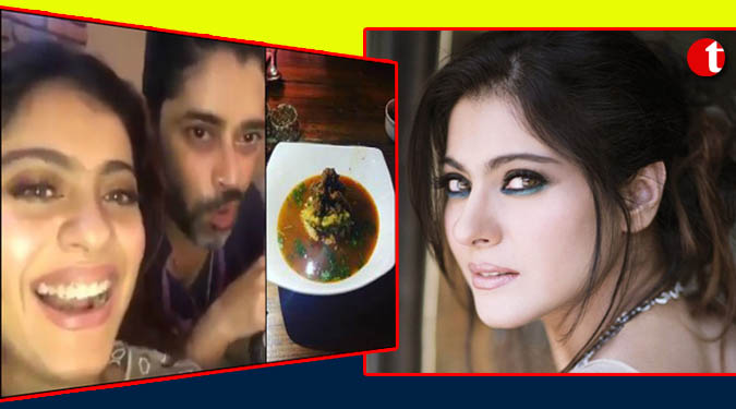 It was buffalo meat; Kajol clarifies after video of her eating 'beef' goes viral