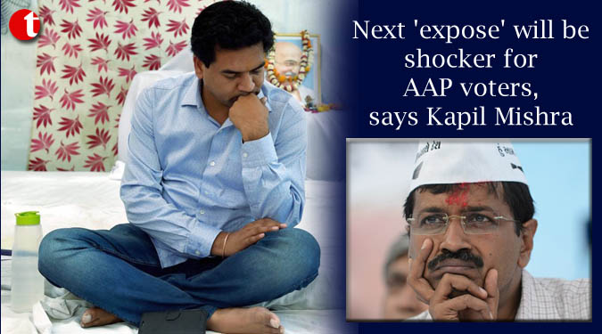 Next 'expose' will be shocker for AAP voters, says Kapil Mishra