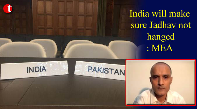 India will make sure Jadhav not hanged: MEA
