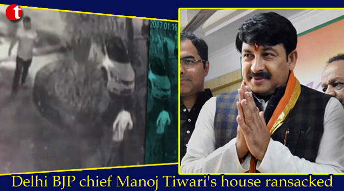 Delhi BJP chief Manoj Tiwari's house ransacked, 4 arrested