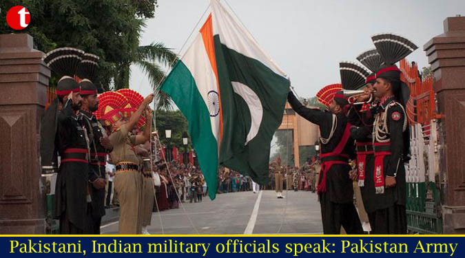 Pakistani, Indian military officials speak: Pakistan Army