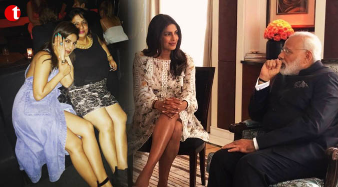 Trolled for 'showing leg' at meet with PM, Priyanka responds...